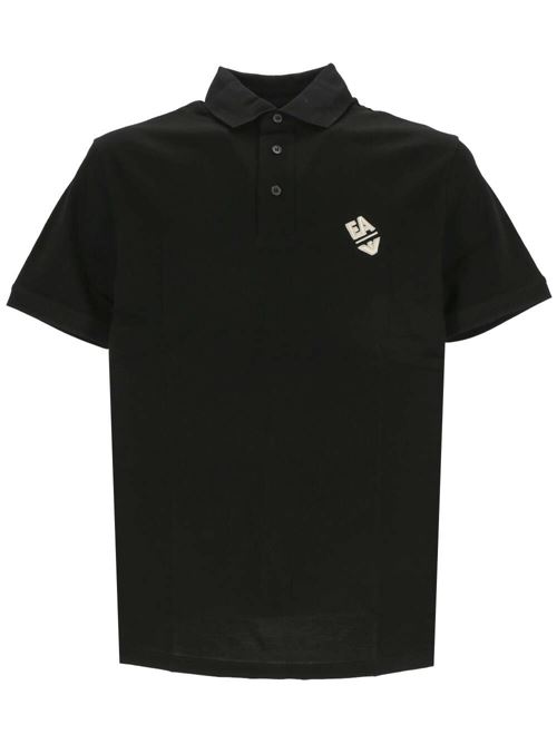 Polo shirt with patch Emporio Armani | 3D1FE61JTKZ0999